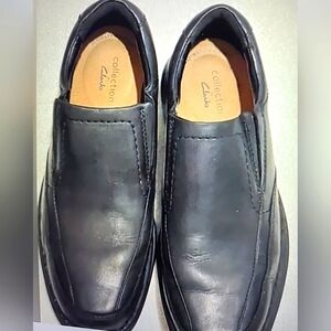 Mens clark shoes black dress shoes sz 11.5